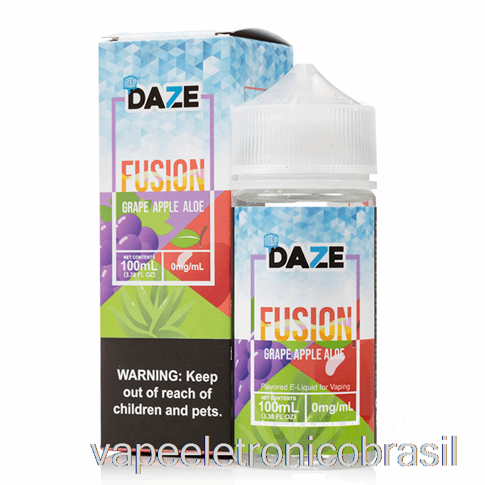 Vape Vaporesso Iced Grape Apple Aloe - 7 Daze Fusion - 100ml 6mg